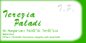 terezia paladi business card